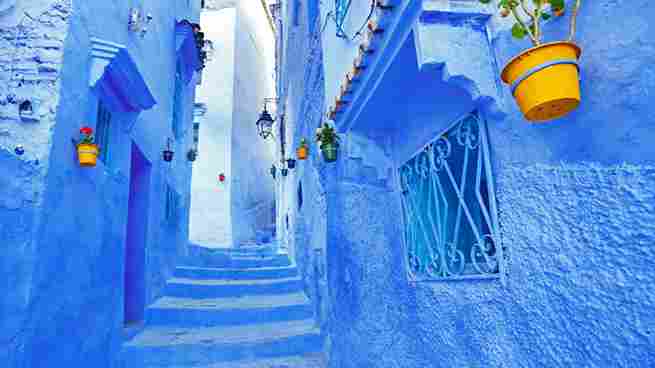 Chefchaouen the blue city in morocco 9 Days Tour from Tangier to Marrakech