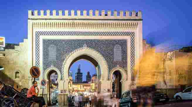 Panoramic view of Fes city in Morocco with its historic medina.5 Days Tour from Casablanca to Marrakech,5 Days Tour from Casablanca to Marrakech